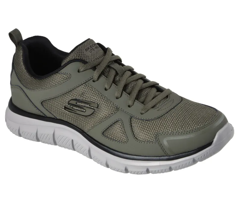 Skechers Track – Olijf / Zwart (52631-OLBK)