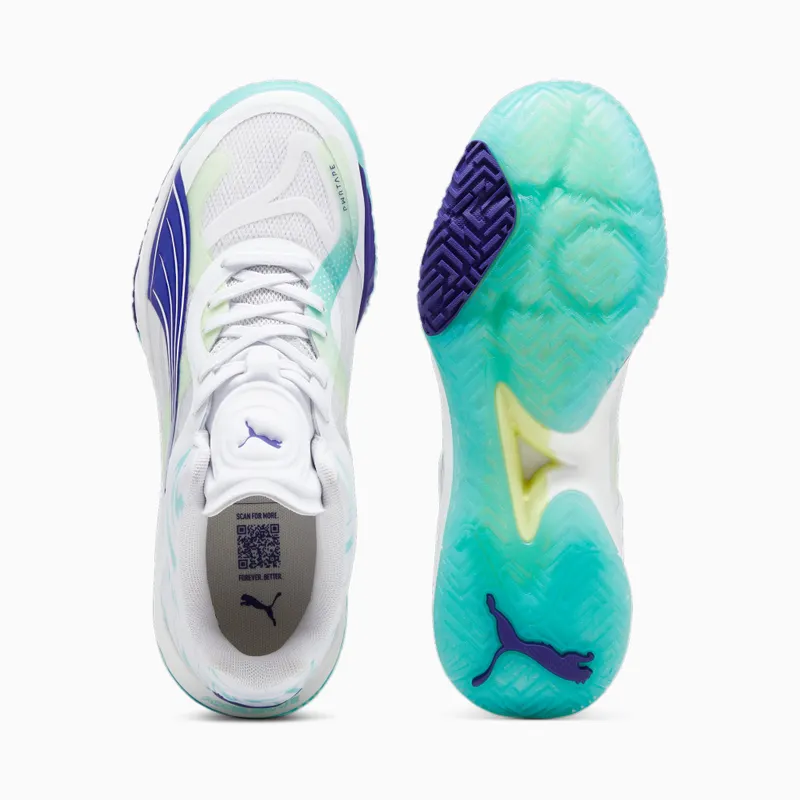 Puma Accelerate NITRO™SQD W+ zaalschoenen Wit (108044-01)