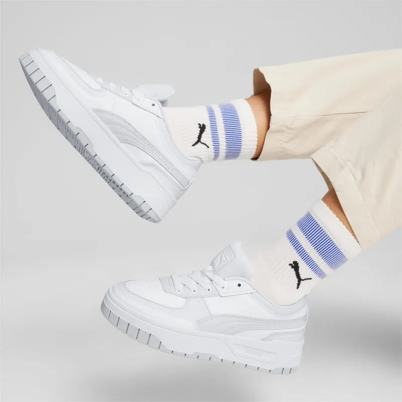 Puma Cali Dream leren Zilver/Wit (392730-21)