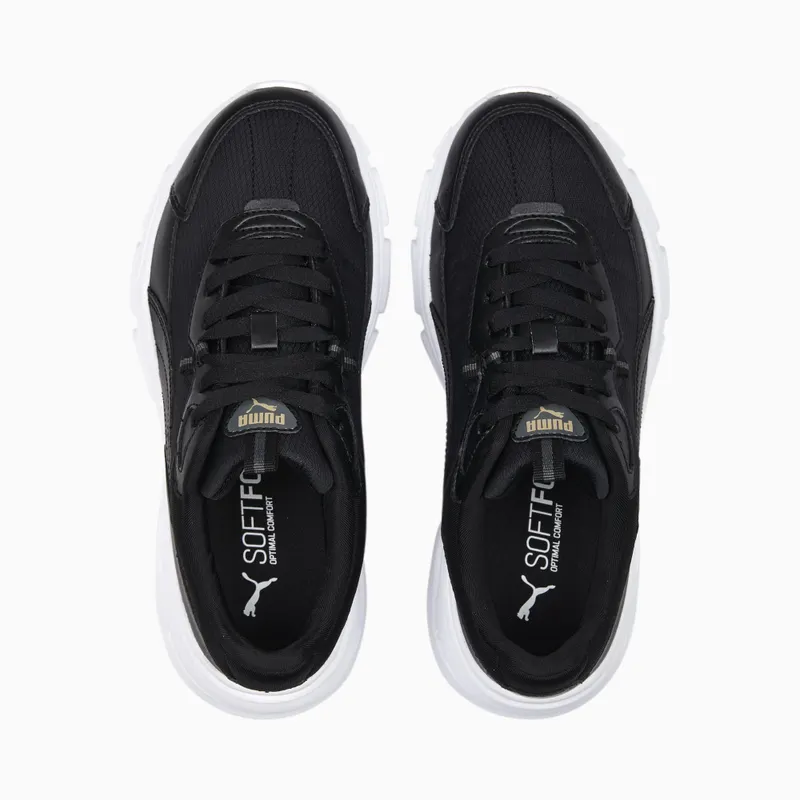 Puma Cassia Via Wit/Zwart/Grijs (389223-02)