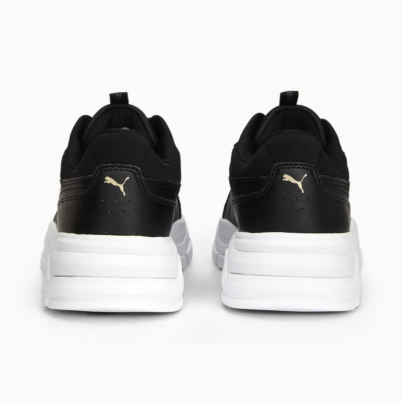 Puma Cassia Via Wit/Zwart/Grijs (389223-02)
