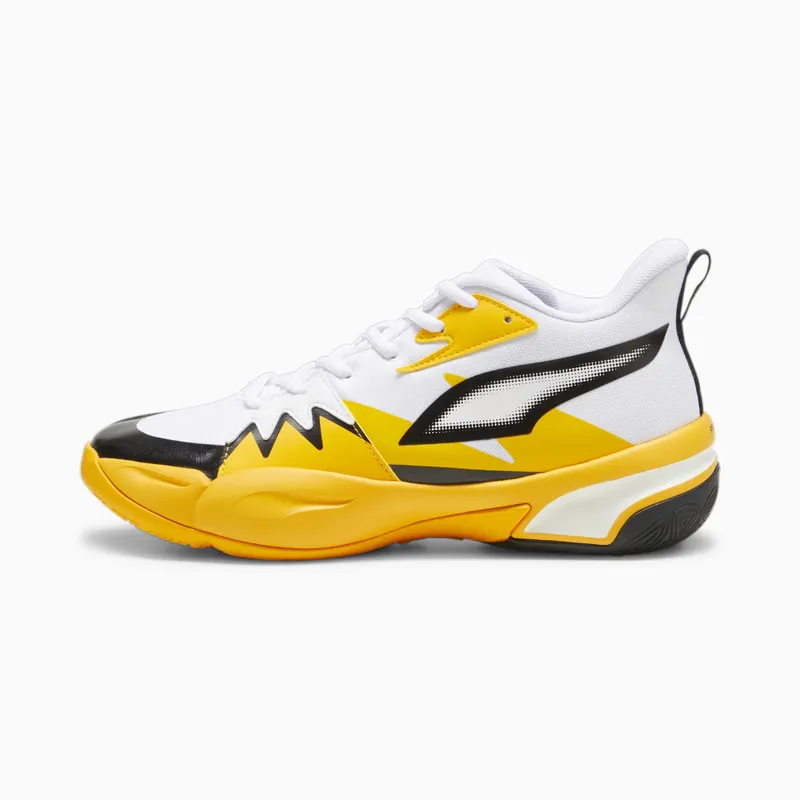 Puma Genetics basketbalschoenen Wit/Geel (379905-03)