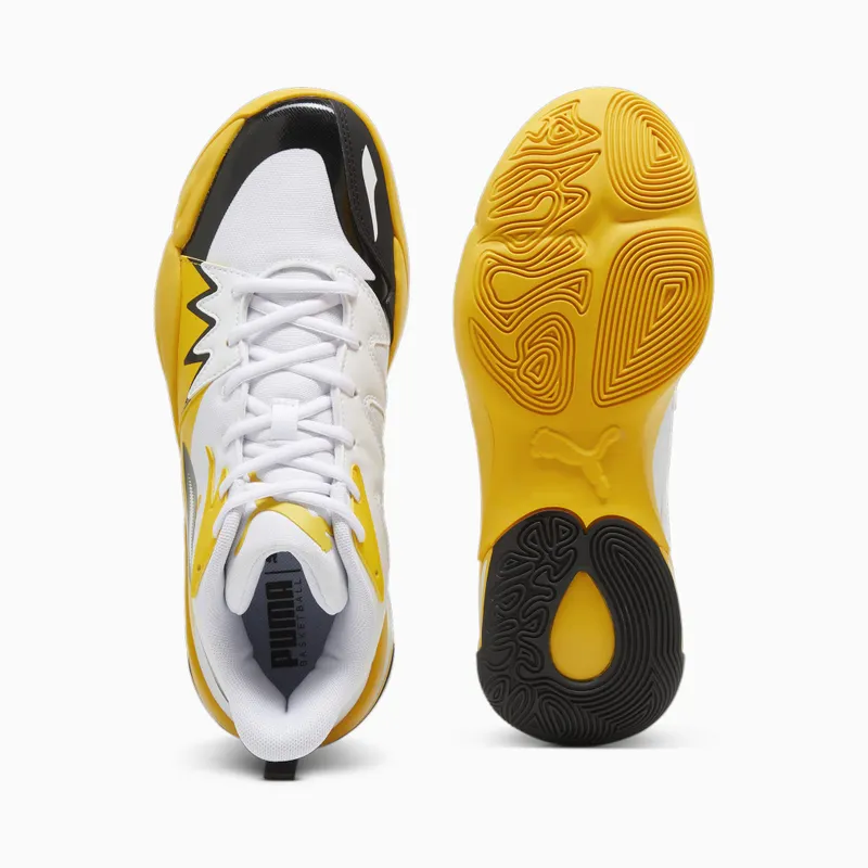 Puma Genetics basketbalschoenen Wit/Geel (379905-03)