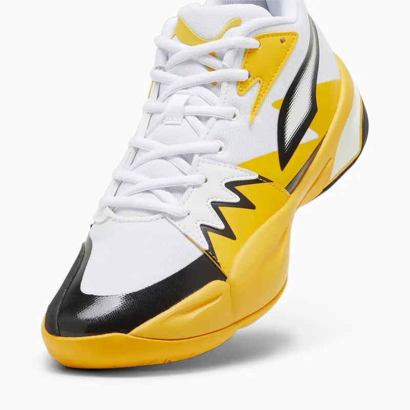 Puma Genetics basketbalschoenen Wit/Geel (379905-03)
