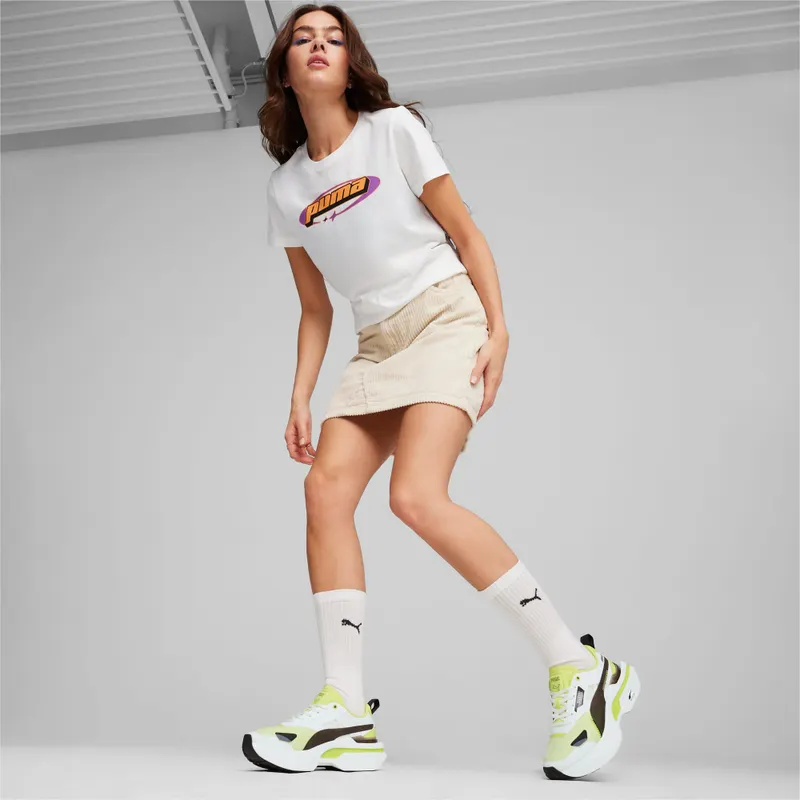 Puma Kosmo Rider Wit/Groen (383113-14)
