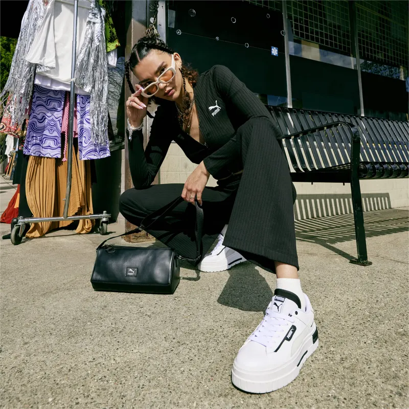 Puma Mayze Crashed Wit/Zwart (392495-02)