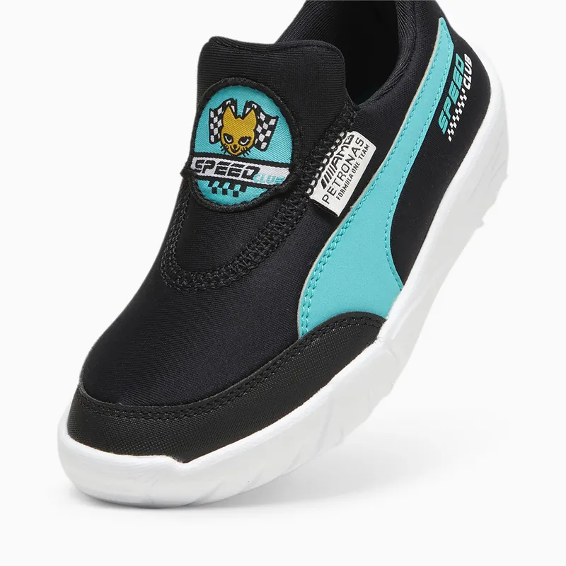 Puma Mercedes-AMG Petronas Motorsport Bao Kart schoenen Zwart/Groen (308233-01)