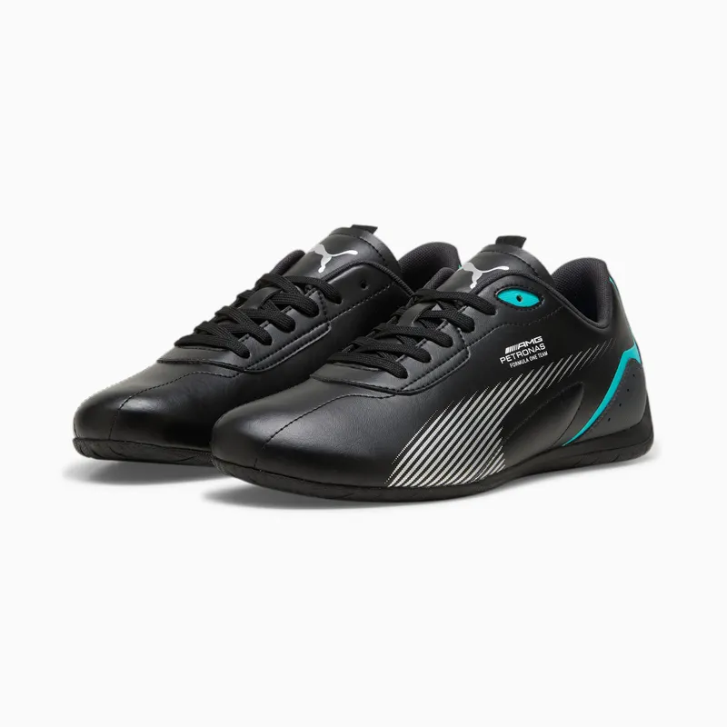 Puma Mercedes-AMG PETRONAS Neo Cat 2.0 raceschoenen Zwart/Groen (308085-01)