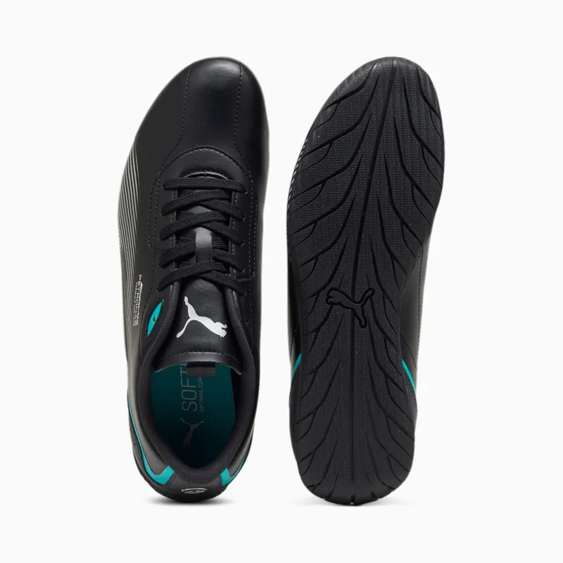 Puma Mercedes-AMG PETRONAS Neo Cat 2.0 raceschoenen Zwart/Groen (308085-01)