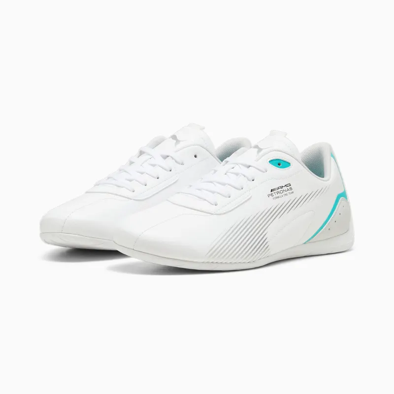 Puma Mercedes-AMG PETRONAS Neo Cat 2.0 raceschoenen Wit/Groen (308085-02)