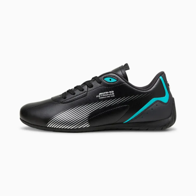 Puma Mercedes-AMG PETRONAS Neo Cat 2.0 raceschoenen Zwart/Groen (308085-01)