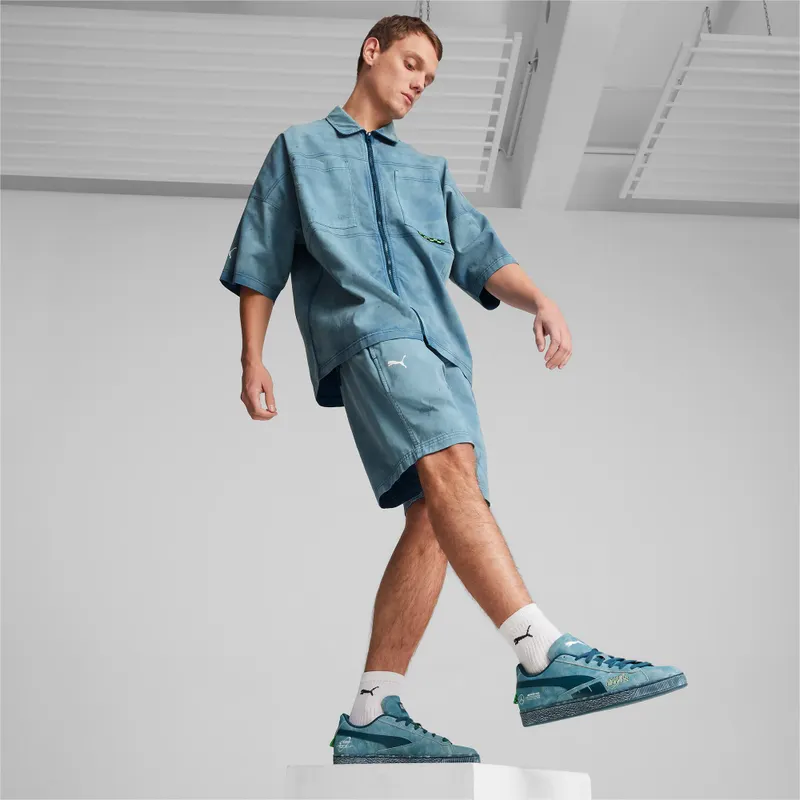 Puma Mercedes-AMG Petronas Suede T-sneakers Blauw (308119-01)
