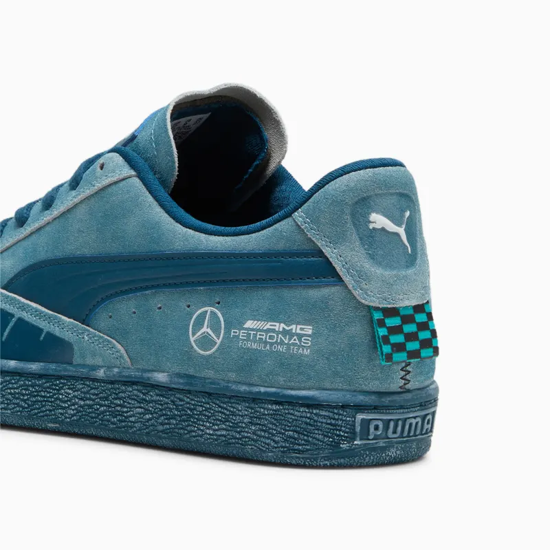 Puma Mercedes-AMG Petronas Suede T-sneakers Blauw (308119-01)