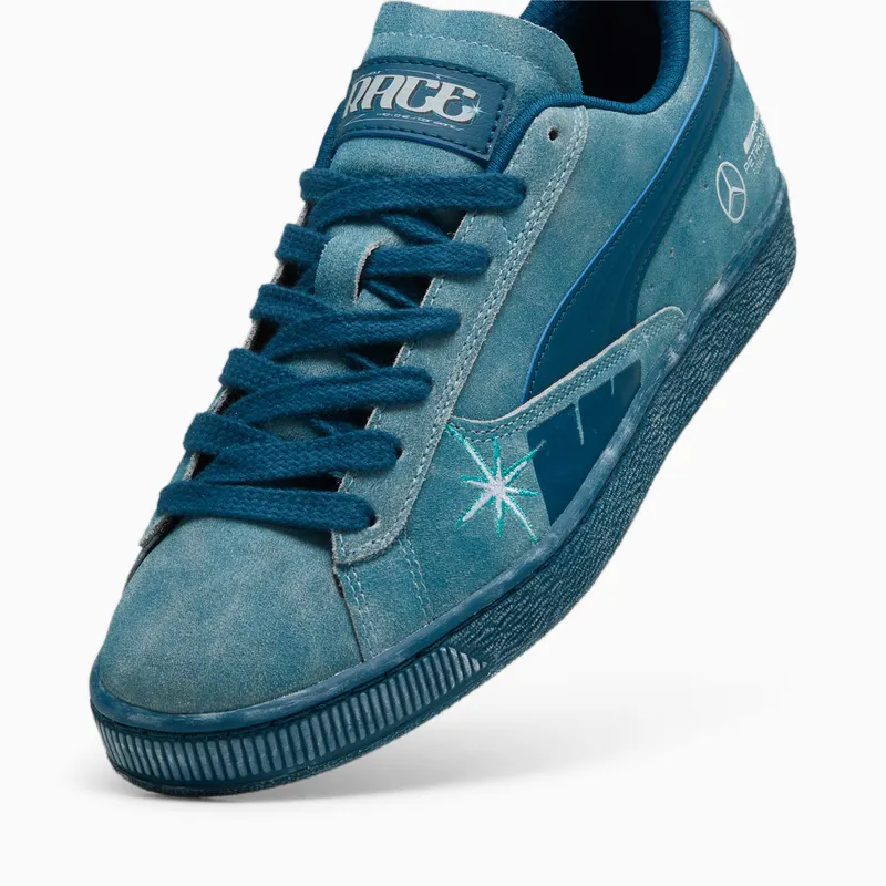 Puma Mercedes-AMG Petronas Suede T-sneakers Blauw (308119-01)