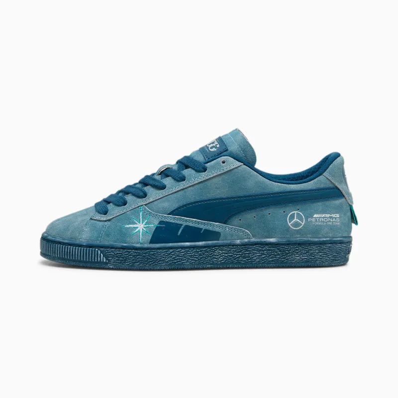 Puma Mercedes-AMG Petronas Suede T-sneakers Blauw (308119-01)