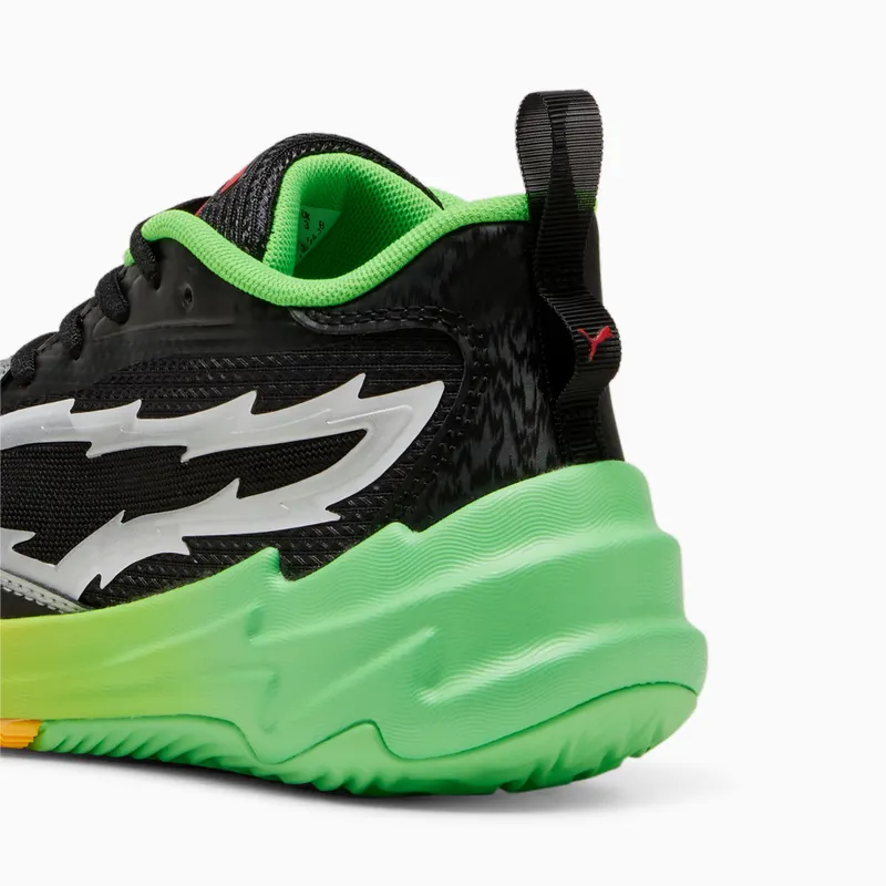 Puma x 2k Scoot 1 basketbalschoenen Zwart/Groen (309866-01)