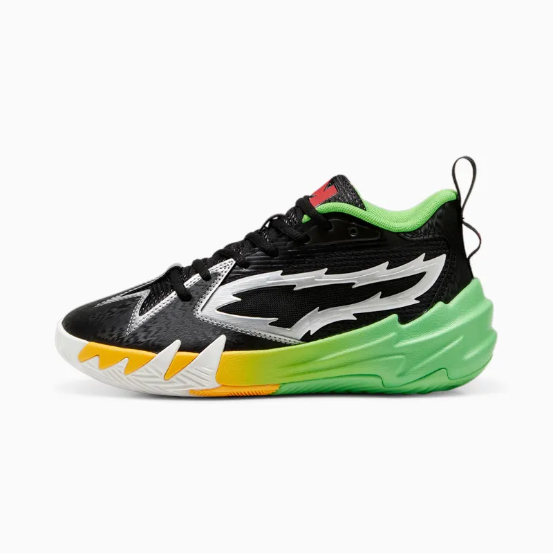 Puma x 2k Scoot 1 basketbalschoenen Zwart/Groen (309866-01)