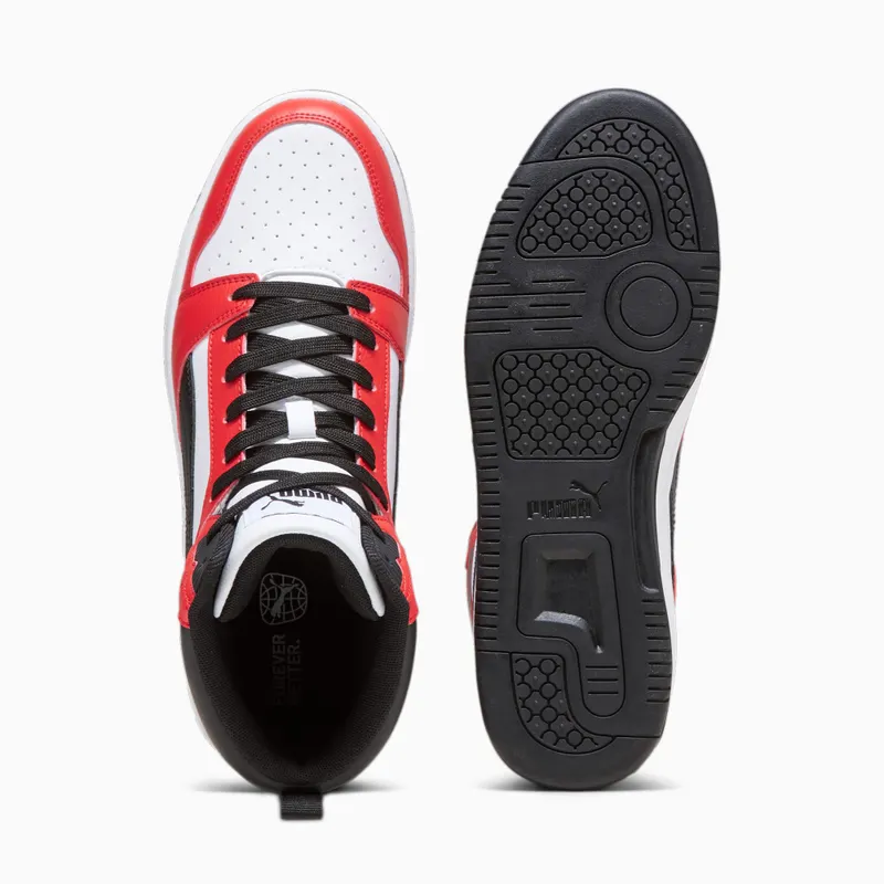Puma Rebound Wit/Zwart/Rood (392326-04)