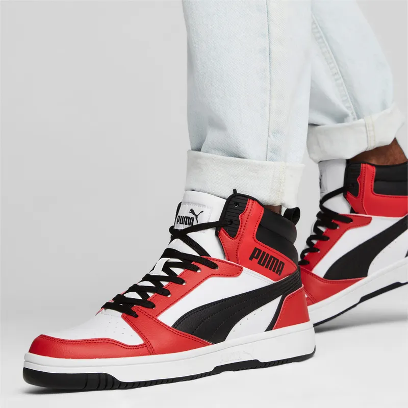 Puma Rebound Wit/Zwart/Rood (392326-04)