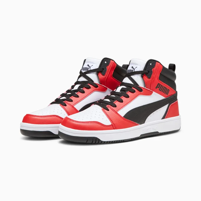 Puma Rebound Wit/Zwart/Rood (392326-04)