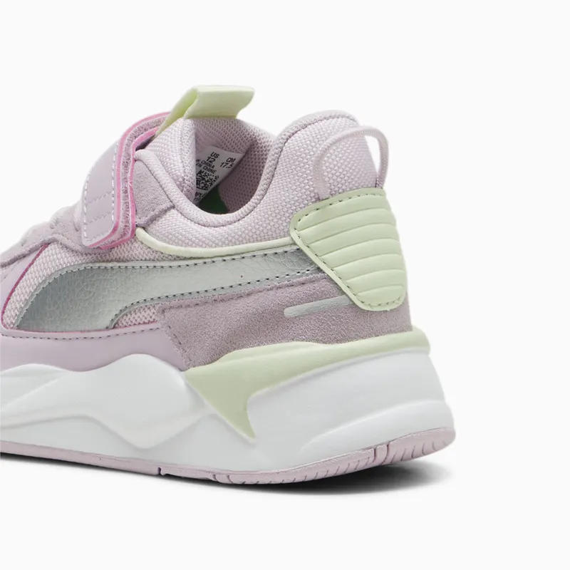 Puma RS-X Metallic met alternatieve sluiting+ Paars/Zilver (391985-05)