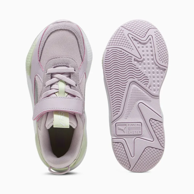 Puma RS-X Metallic met alternatieve sluiting+ Paars/Zilver (391985-05)