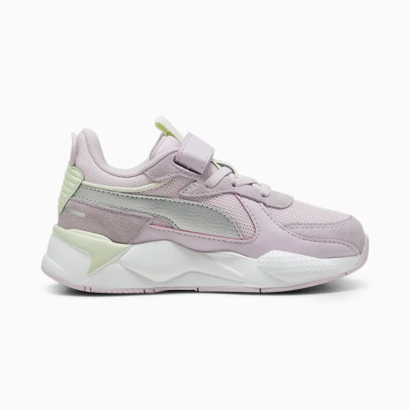 Puma RS-X Metallic met alternatieve sluiting+ Paars/Zilver (391985-05)