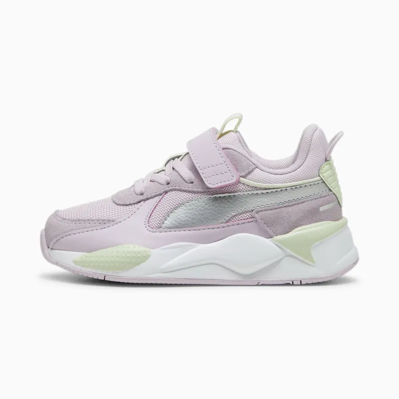Puma RS-X Metallic met alternatieve sluiting+ Paars/Zilver (391985-05)