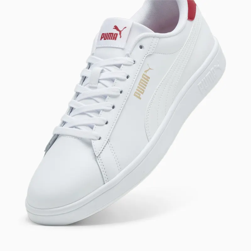 Puma Smash 3.0 L Goud/Rood/Wit (390987-17)