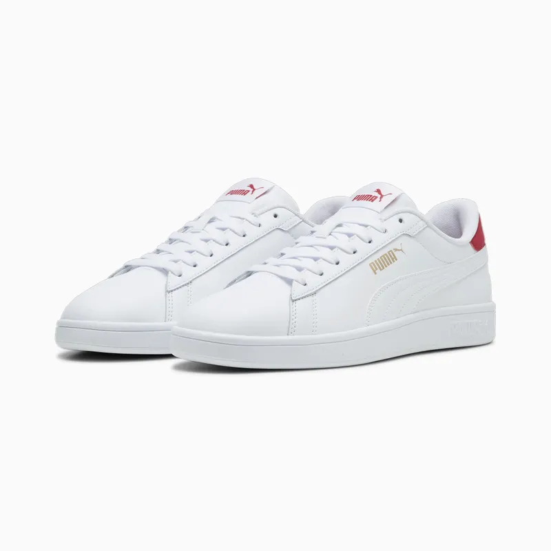 Puma Smash 3.0 L Goud/Rood/Wit (390987-17)