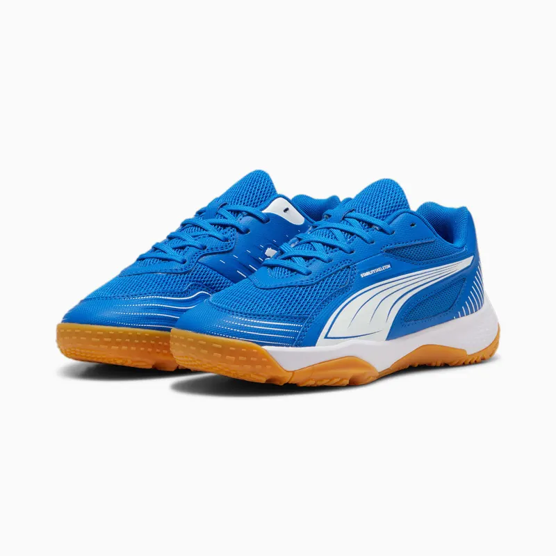 Puma Solarflash III zaalschoenen Wit/Blauw (107851-03)