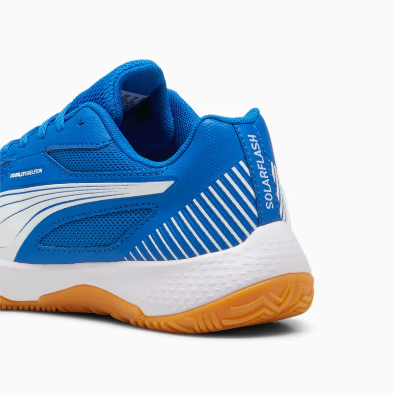 Puma Solarflash III zaalschoenen Wit/Blauw (107851-03)