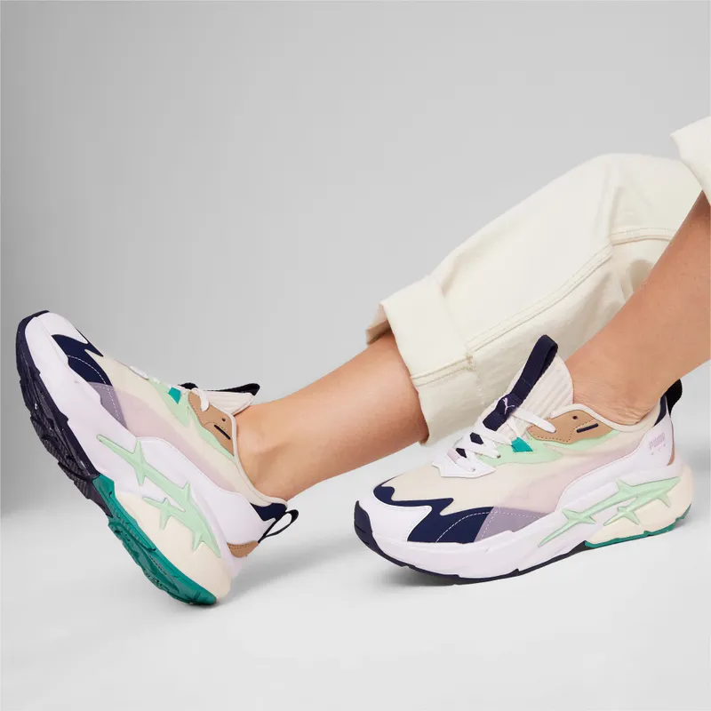 Puma Spina NITRO damessneakers Rood/Bruin (392480-06)