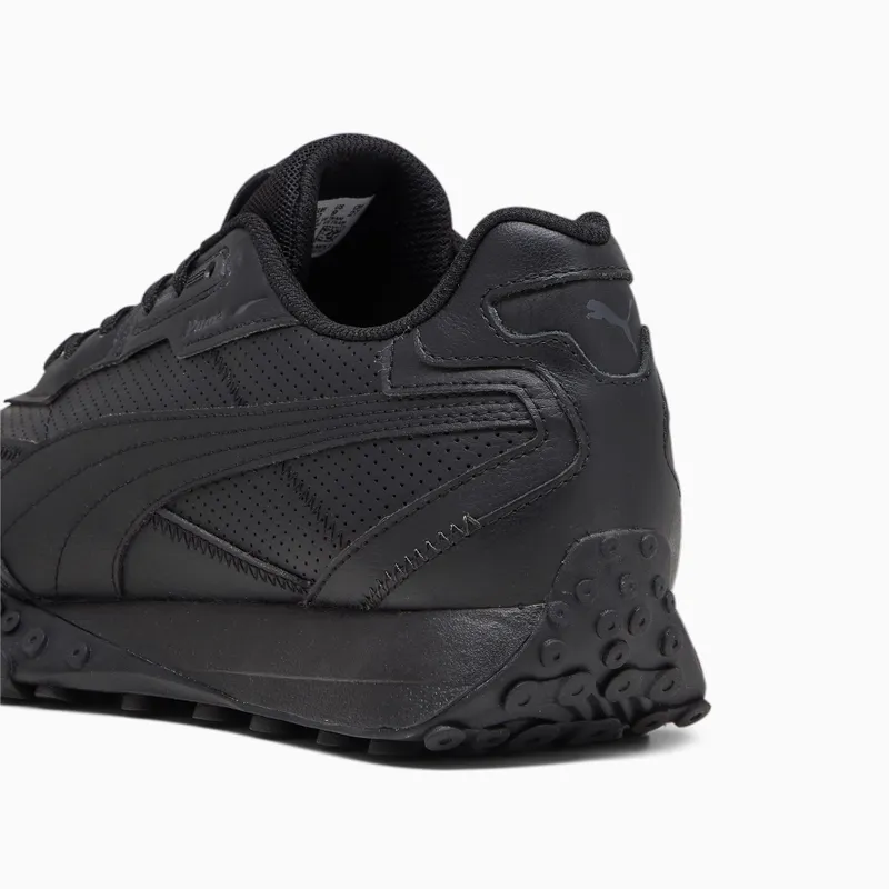 Puma Blacktop Rider leren Grijs/Zwart (393823-02)