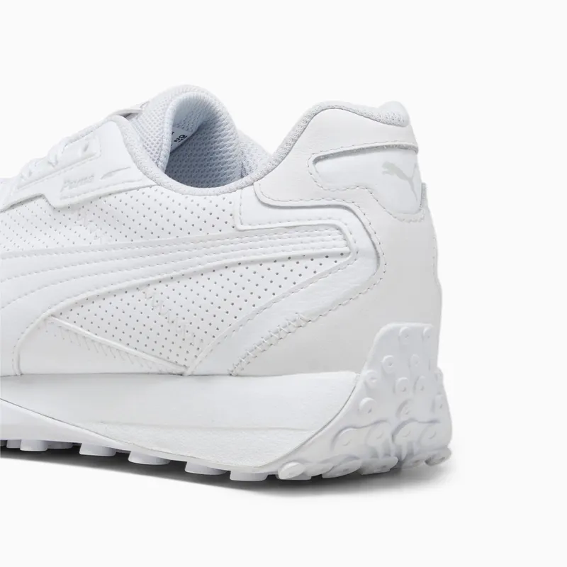Puma Blacktop Rider leren Wit/Grijs (393823-01)
