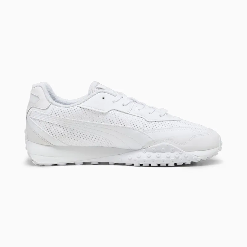 Puma Blacktop Rider leren Wit/Grijs (393823-01)
