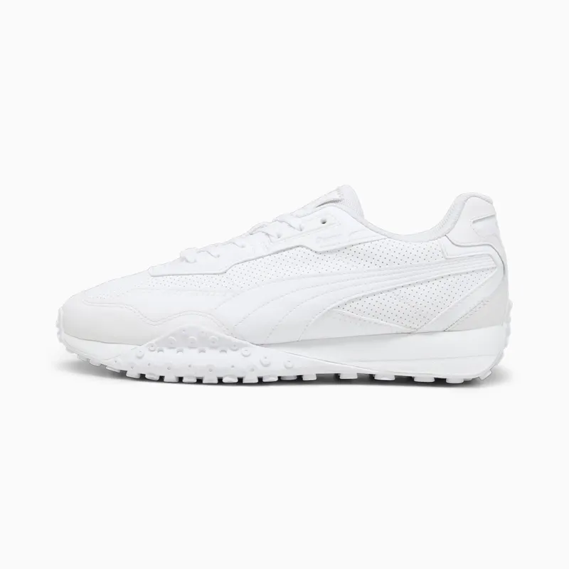 Puma Blacktop Rider leren Wit/Grijs (393823-01)