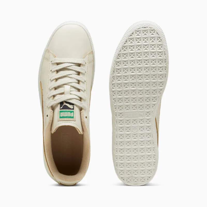 Puma Clyde Coffee Wit (397240-01)