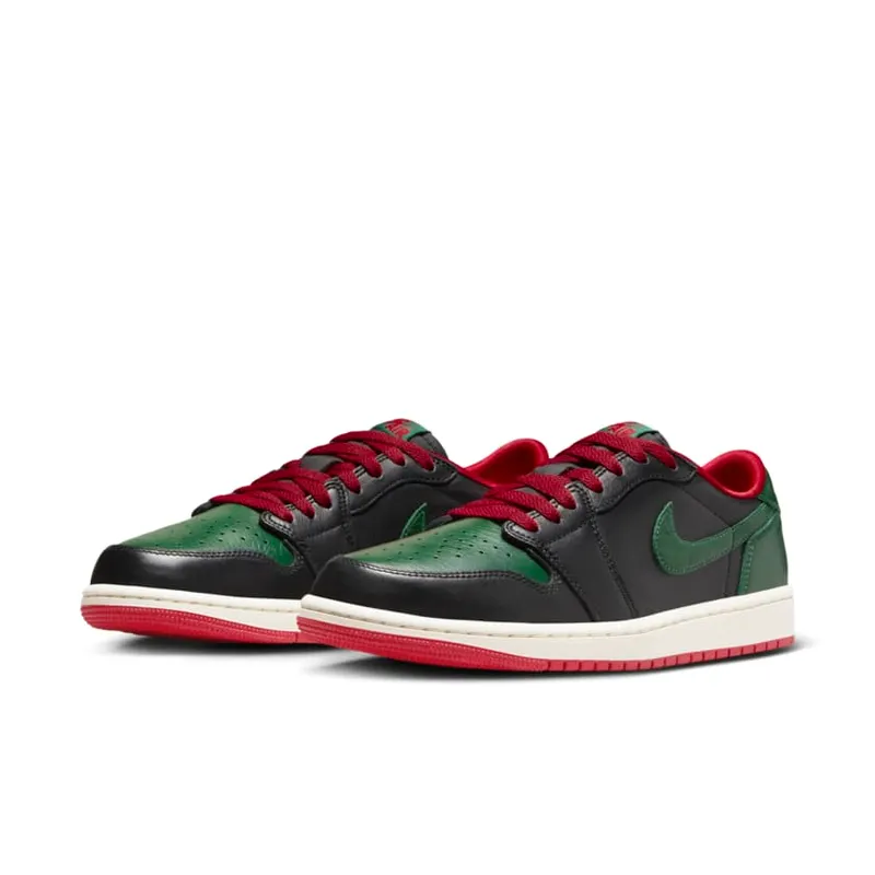 Air Jordan 1 Low OG ‘Black/Gorge Green’ ‘Black and Gorge Green’ (CZ0775-036)