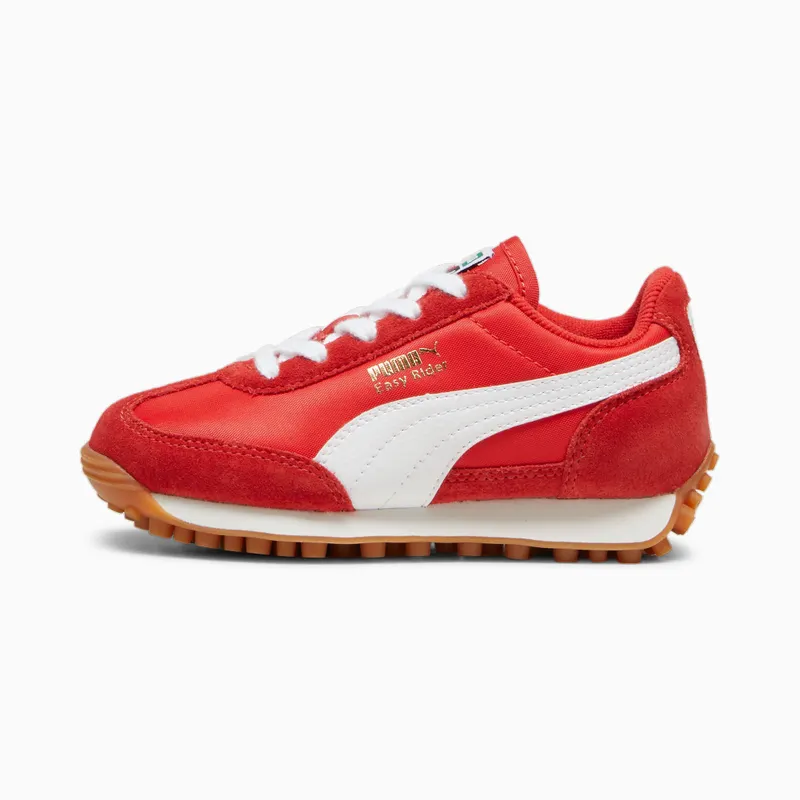 Puma Easy Rider Vintage Wit/Rood (399372-01)