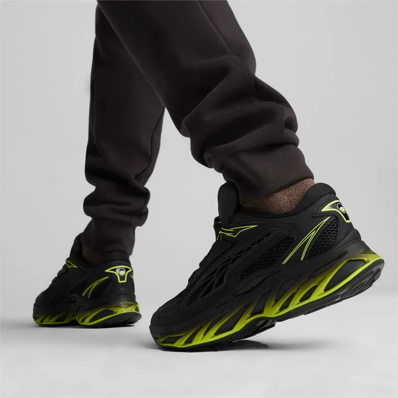 Puma Exotek NITRO™ racesneakers Zwart/Groen (395340-01)