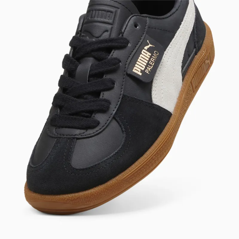 Puma Palermo leren Grijs/Zwart (397275-03)
