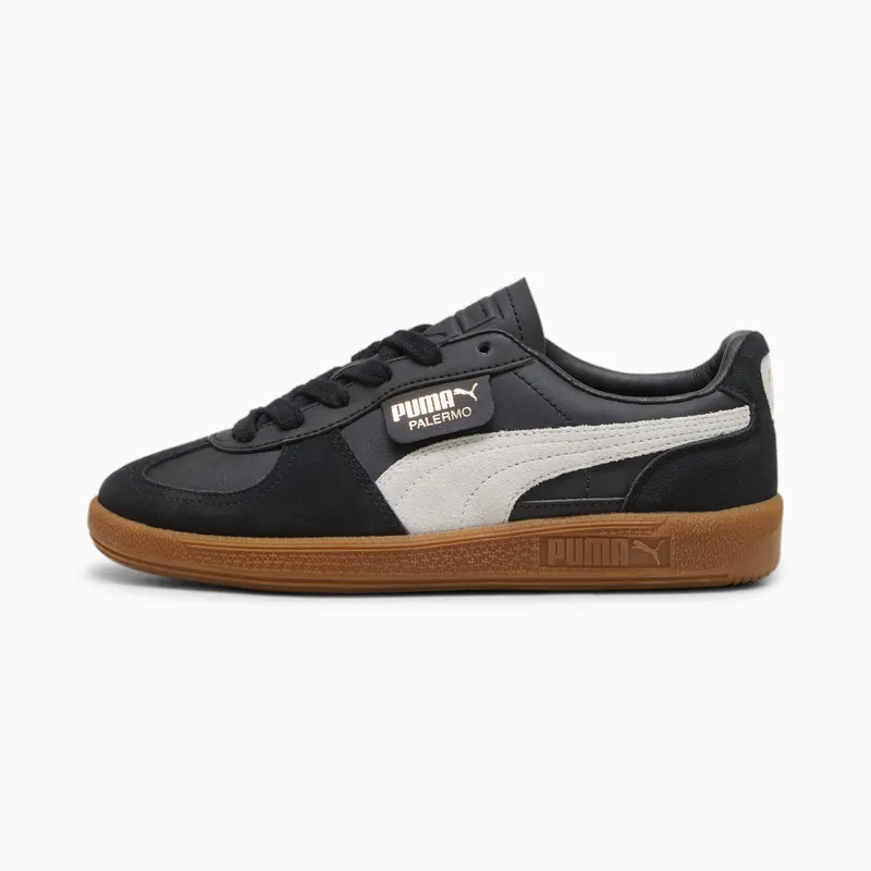 Puma Palermo leren Grijs/Zwart (397275-03)
