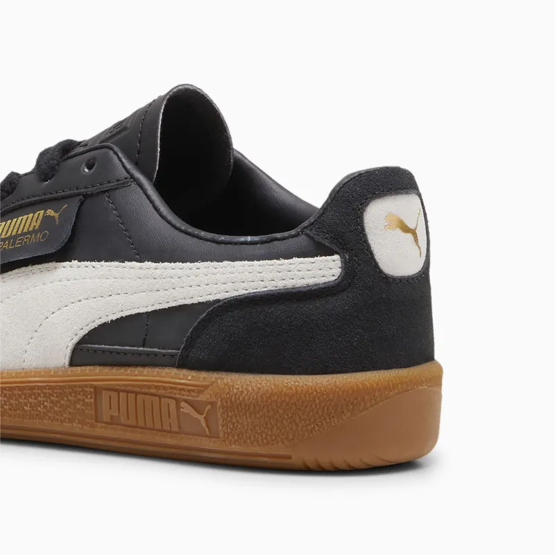 Puma Palermo leren Grijs/Zwart (397275-03)