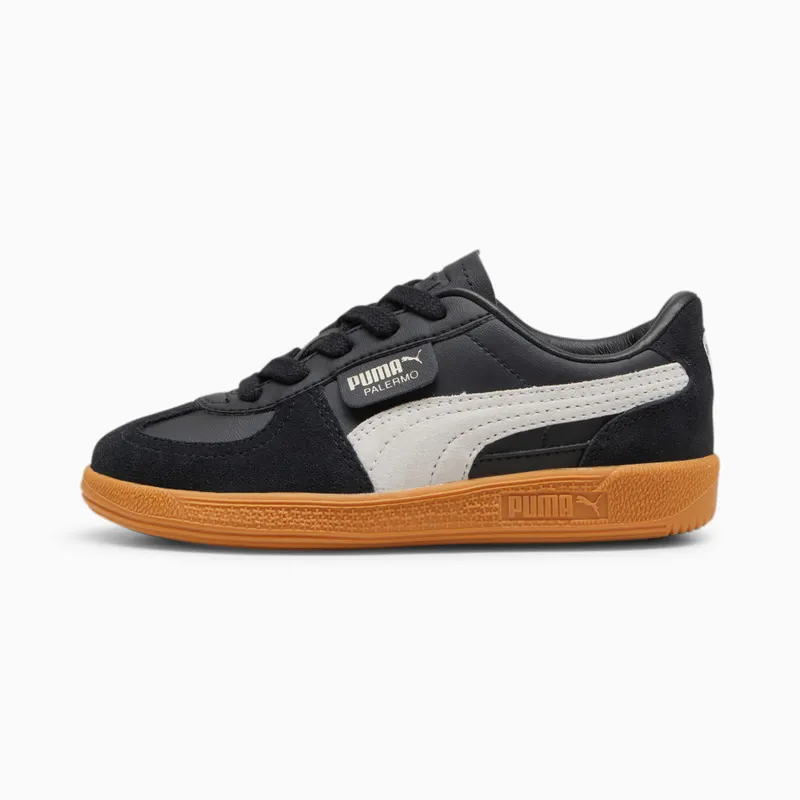 Puma Palermo leren Grijs/Zwart (397276-03)