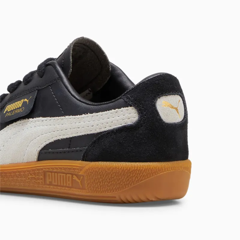 Puma Palermo leren Grijs/Zwart (397276-03)