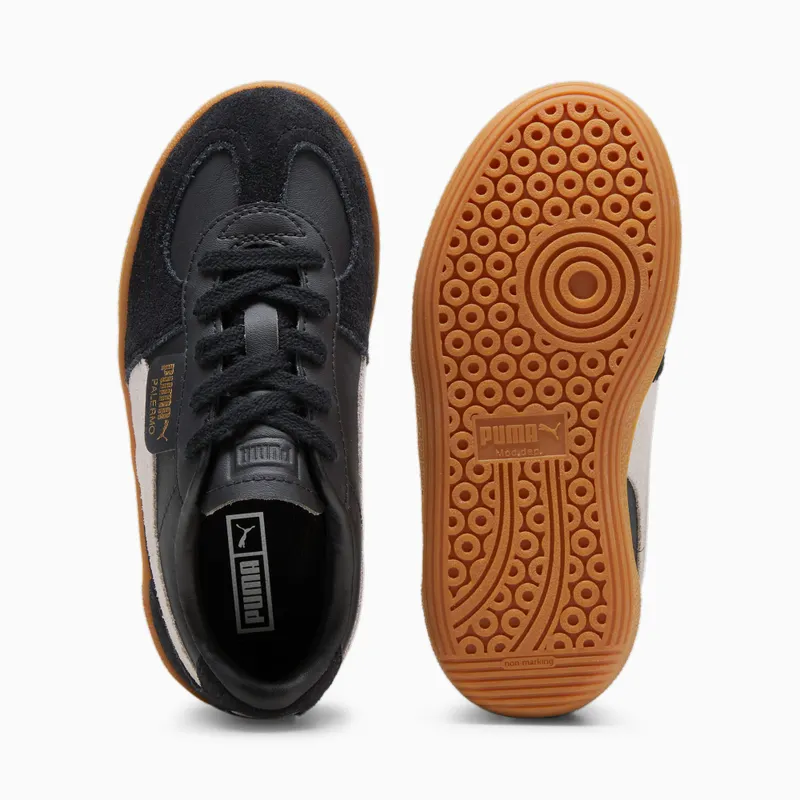 Puma Palermo leren Grijs/Zwart (397276-03)