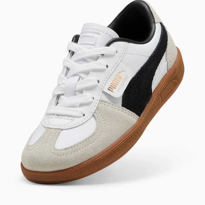 Puma Palermo leren Wit/Grijs (397276-01)