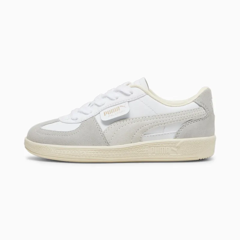 Puma Palermo leren Wit/Grijs/Rood (397276-02)
