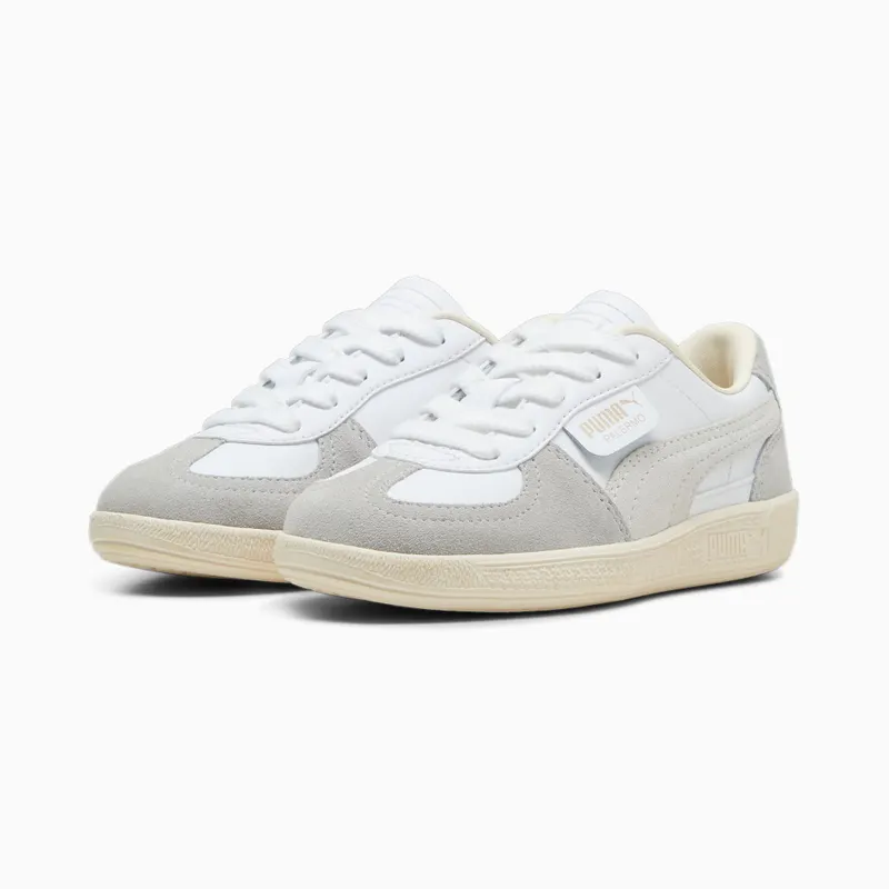 Puma Palermo leren Wit/Grijs/Rood (397276-02)